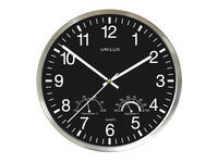 Wandklok Unilux Wetty grijs