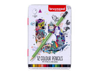 Kleurpotloden Bruynzeel assorti blik à 12 stuks