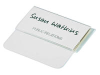 Badge Durable met insteektong  40x75mm 25 stuk