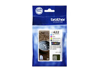 Inktcartridge Brother LC-422VAL zwart 3 kleuren