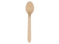 Lepel IEZZY 160mm hout 100stuks