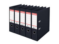 Ordner Esselte No.1 72mm PP 30% gerecycled folie Multipack zwart 5 stuks