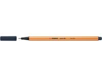 Fineliner STABILO point 88/98 fijn payne's grijs