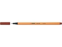 Fineliner STABILO point 88/75 fijn sienna