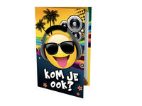 Uitnodiging Tropical DJ 17x14.2cm
