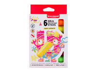 Verfstift Bruynzeel Kids assorti neon 6 stuks