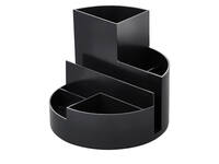 Pennenkoker MAULroundbox Blauwe Engel recycled 6 vaks zwart