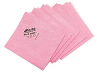 Microvezeldoeken Vileda Pro rood 5 stuks