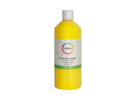 Plakkaatverf Qrea geel 500ml