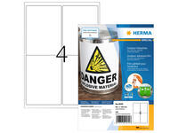Etiket HERMA 9539 99.1x139mm weerbestendig wit 160 stuks
