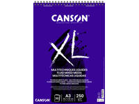 Mixed mediapapier Canson XL Fluid Mixed Media 30vel 250gr A3 extra wit