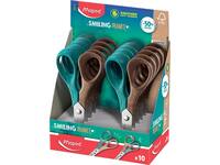 Schaar Maped Smiling Planet 12cm links display à 10 stuks assorti
