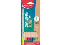Kleurpotlood Maped Smiling Planet set à 12 kleuren