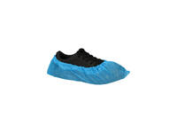 Schoenovertrek CMT 40mu geruwd maat 36-46 CPE blauw 100 stuks