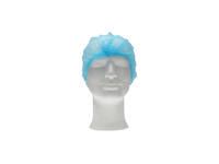 Haarnet CMT clip non-woven L 53cm PP blauw 100 stuks