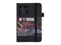 Schetsboek Sakura 80 zwarte vellen 140gr 90x140mm zwart