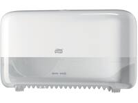 Toiletpapierdispenser Tork T7 Elevation Optiserve Coreless medium duo wit 558040