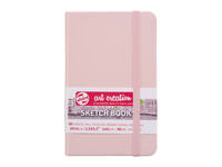 Schetsboek Talens Art Creation 80 witte vellen 140gr 90x140mm roze
