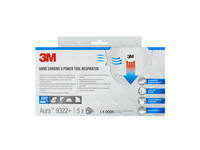 Stofmasker 3M Aura voor schuren 9322+ FFP2 met ventiel 5 stuks
