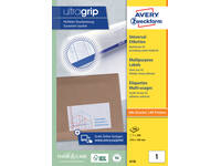 Etiket Avery 6135 210x148mm wit 200 stuks