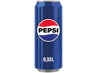 Frisdrank Pepsi Regular cola blik 330ml