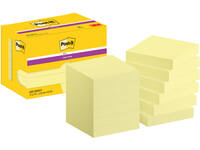 Memoblok Post-it 622 Super Sticky 47,6x47,6mm geel 12 stuks