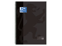 Notitieboek Oxford Classic Europeanbook A4+ 4-gaats ruit 160 pagina's zwart