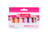 Acrylverf Talens Art Creation pastel assorti 6 tubes à 12ml