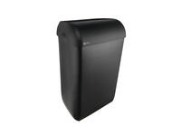 Afvalbak BlackSatino open inworp 43 liter zwart 331760
