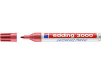 Viltstift edding 3000 rond 1.5-3mm karmijnrood