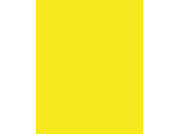 Etalagekarton Folia 1-zijdig 48x68cm 380gr nr125 geel