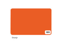 Etalagekarton Folia 1-zijdig 48x68cm 380gr nr151 oranje