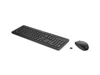 Toetsenbord + muis HP 235 draadloos QWERTY zwart