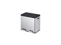 Pedaalemmer EKO Essential Recycler 2x22 liter rvs