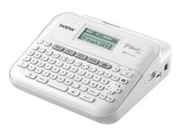 Labelprinter Brother P-touch TZe PT-D410 desktop qwerty 18mm wit in koffer