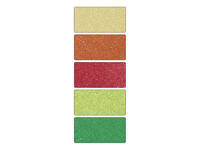 Glitterkarton Folia 50x70cm 300gr 5 vel oriental assorti