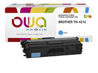 Toner OWA alternatief tbv Brother TN-421C blauw