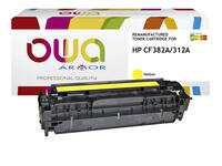 Tonercartridge OWA alternatief tbv HP CF382A geel