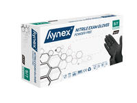 Handschoen Hynex nitril S zwart 3.5g pak à 100 stuks
