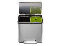 Pedaalemmer EKO EcoCasa Recycler 15+15 liter rvs