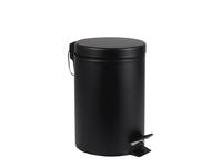 Pedaalemmer BRASQ 12 liter zwart