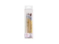 Penseel Qrea synthetisch haar set à 5 breedtes
