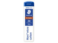 Potloodstift Staedtler Mars Carbon Micro 0.5mm 2H 12 stuks