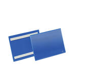 Documenthoes Durable zelfklevend A5 liggend blauw 50 stuks
