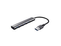 Hub Trust Halyx 4-port USB-A zilver