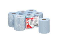 Poetspapier WypAll L10 GeneralClean 1-laags 280 vel blauw 6220
