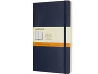 Notitieboek Moleskine large 130x210mm lijn soft cover sapphire blue