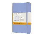 Notitieboek Moleskine pocket 90x140mm lijn soft cover hydrangea blue