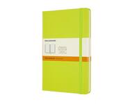 Notitieboek Moleskine large 130x210mm lijn hard cover lemon green
