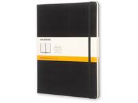 Notitieboek Moleskine XL 190x250mm lijn hard cover zwart